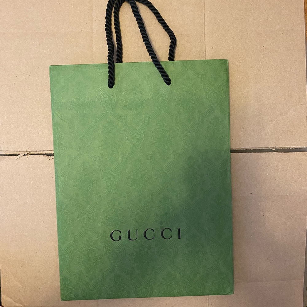 Authentic Gucci paper bag